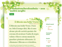 Tablet Screenshot of fondazionelacolombaia.it